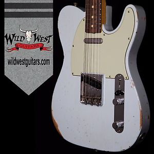Fender Custom Shop 1963 Telecaster Relic Rosewood Fretboard Sonic Blue