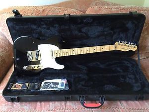 Fender USA American Telecaster, 2015 Black/Maple neck, Mint.