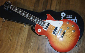 2013 Gibson Traditional Pro II Les Paul Std. Sunburst FLAME TOP w/Tone Pros! :)