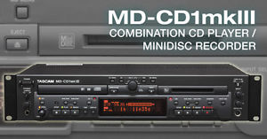 Tascam MD-CD1MKIII CD Player and Mini Disc Recorder  OPEN BOX