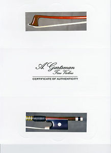 A superb French certified violin bow by L.Thomassin,1890.EXCELLENT!