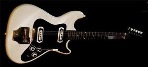 KLIRA Triumphator Electric Guitar. 1964. WHITE VINYL. Excellent Condition. LOUD.