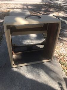 VINTAGE ORIGINAL 1960 BROWN FENDER CONCERT Blonde Cream Face