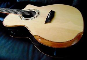 WASHBURN WCG25SCE COMFORT SERIES Grand Auditorium Acoustic Electric Guitar