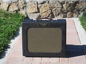 10/5W Octal Princeton All Tube Combo  Carl's Custom Amps Black and Gold Version