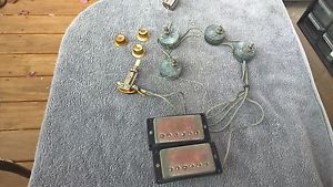 1961 VINTAGE GIBSON PAF PATENT APPLIED FOR PICKUPS NICKLE, VIRGIN ORIG. HARNESS