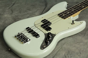Fender Mexico Offset Series Mustang Bass PJ Sonic Blue E-Bass