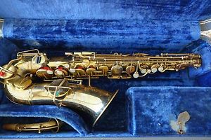1926 Buescher True Tone Alto Saxophone Front F overhauled video
