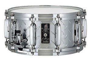 TAMA Lars Ulrich Signature snare drum 14 "X6.5" Diamond Plate Steel #EMS Japan