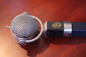 Blue Dragonfly Condenser Cable Professional Microphone w Shockmount and Wood Box