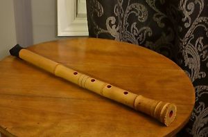 AUTHENTIC JAPANESE 1.8 SEIKADO SHAKUHACHI FLUTE silver rattan TOZAN