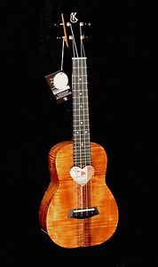 KANILE’A KANILEA KU'UIPO KUUIPO CONCERT PREMIUM SOLID KOA UKULELE WITH CASE