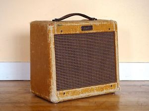 1957 Fender Champ Tweed Vintage Tube Amplifier Pre-CBS Class A 5F1 Circuit
