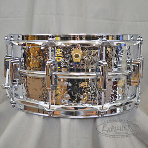 Ludwig 6.5x14 Supraphonic Hammered Snare Drum with Imperial Lugs LM402K
