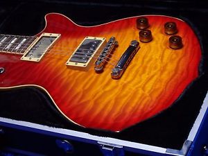 USED History LH-10QM cherry burst FGN Fujigen made Electric Guitar 150808