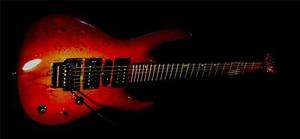 LAG ROCKLINE  “RME SNAKE” “SUPER-STRAT” 1990 HANDMADE IN FRANCE. EXCELLENT COND.