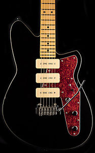 Reverend Guitars Jet Stream 390 Black Electric Guitar