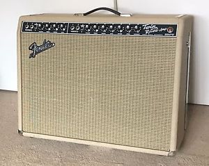 1965 FENDER BLACKFACE TWIN REVERB BLOND