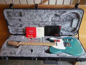 2016 Fender American Professional Telecaster Electric Guitar Mystic Seafoam Case