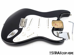 Fender Vintage 56 USA Strat LOADED BODY Stratocaster NITRO Black SALE!