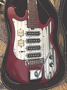 RARE VERY CLEAN! VINTAGE TEISCO 1960`s WG4L GUITAR MIJ JAPAN 100% ORIGINAL NICE!