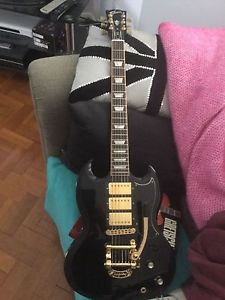 gibson SG3 with Bigsby B5 + OHSC Outstanding guitar