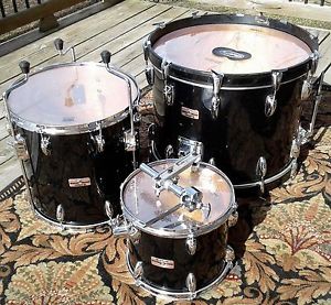 3-pc vintage Yamaha 8000 Series drums w/mount & clamp, early 80's, MIJ excellent