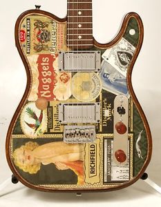 Walla Walla Guitar Company 2015 Maverick Pro T-Top Crystal Calendar Girl Whiskey
