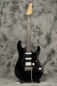 FUJIGEN EXPERT OS EOS-AL-R Black 2011 Made in Japan E-Guitar w/Hard Case
