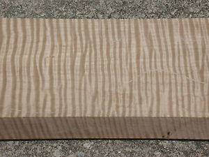 Private Stock Fiddleback Flame EASTERN FLAME MAPLE Guitar LP Billet (CM000-660)