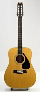 YAMAHA FG12-301B Beige Acoustic guitar w/ Soft case Right hand From JAPAN