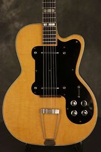original 1958 Kay Jimmy Reed THIN TWIN rare BLONDE top w/SUNBURST back and sides