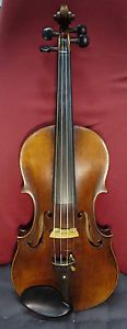 4/4 Nikolaus Amati Copy Violin Old Fine Full Size case and bow