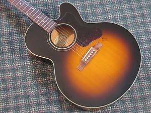 1993 Gibson USA EAS Standard Acoustic/Electric Guitar Sunburst! RARE! w/case