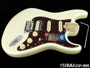 Fender American Elite HSS Shawbucker Stratocaster Strat LOADED BODY OlympicWhite