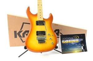 Kramer Pacer Vintage Electric Guitar - Honey Burst w/Kramer Box