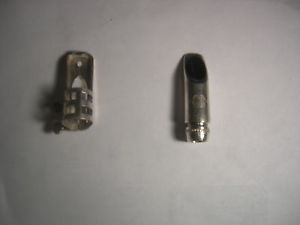 SOPRANO SAXOPHONE Henri Paris SELMER C** VINTAGE Metal Mouthpiece,CAP & LIGATURE