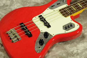 Fender Japan JAB-EQ Red, Electric bass guitar, Made in Japan, a1118