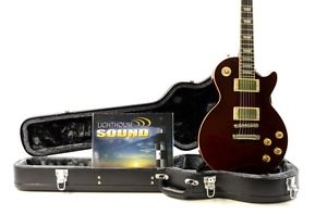 Epiphone Les Paul 1960's Tribute Plus Electric Guitar- Wine Red Flame w/OHSC