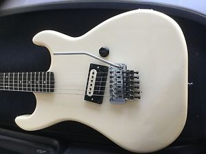 Vintage 1986 Kramer Focus White Custom Order Plate,original case
