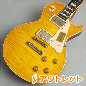 Gibson Custom Shop CS9 50's Style Les Paul Standard Electric Guitar Lemon Used