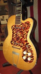 Vintage Circa 1954 Kay Old Kraftsman Jerry Reed Thin Twin Electric Guitar w OSSC
