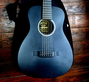 Zager EZ-Play Modified Martin LX Black Acoustic Guitar