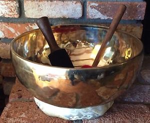 Very Large 14" Tibetan Singing Bowl #194388 Video Demo