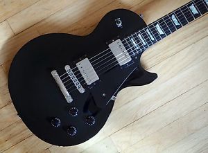 1991 Gibson Les Paul Studio Electric Guitar Ebony 490R, 498T Humbuckers w/ohsc