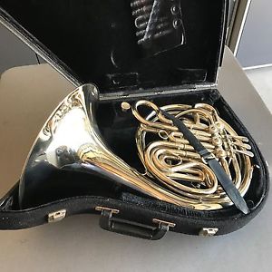 1989 Holton Farkas H-179 Professional Double French Horn w/Cases and Mouthpiece