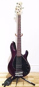 musicman Stingray bass 5 "graperay" Rare Color