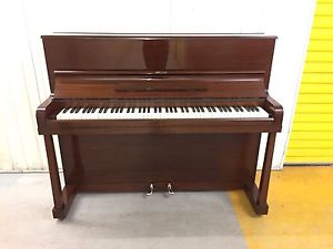 Danemann Quality Upright Piano With A Polished Mahogany Case C.1965