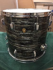 Ludwig floor tom 16" Black Oyster Pearl, Ringo, Keystone Badge, 1967