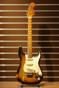 FENDER/USA1974 Stratocaster /1976 Neck Vintage SunburstE-Guitar Free Shipping